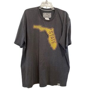 Nike Sportswear Mens XL Florida State Graphic T-Shirt Charcoal Gray READ